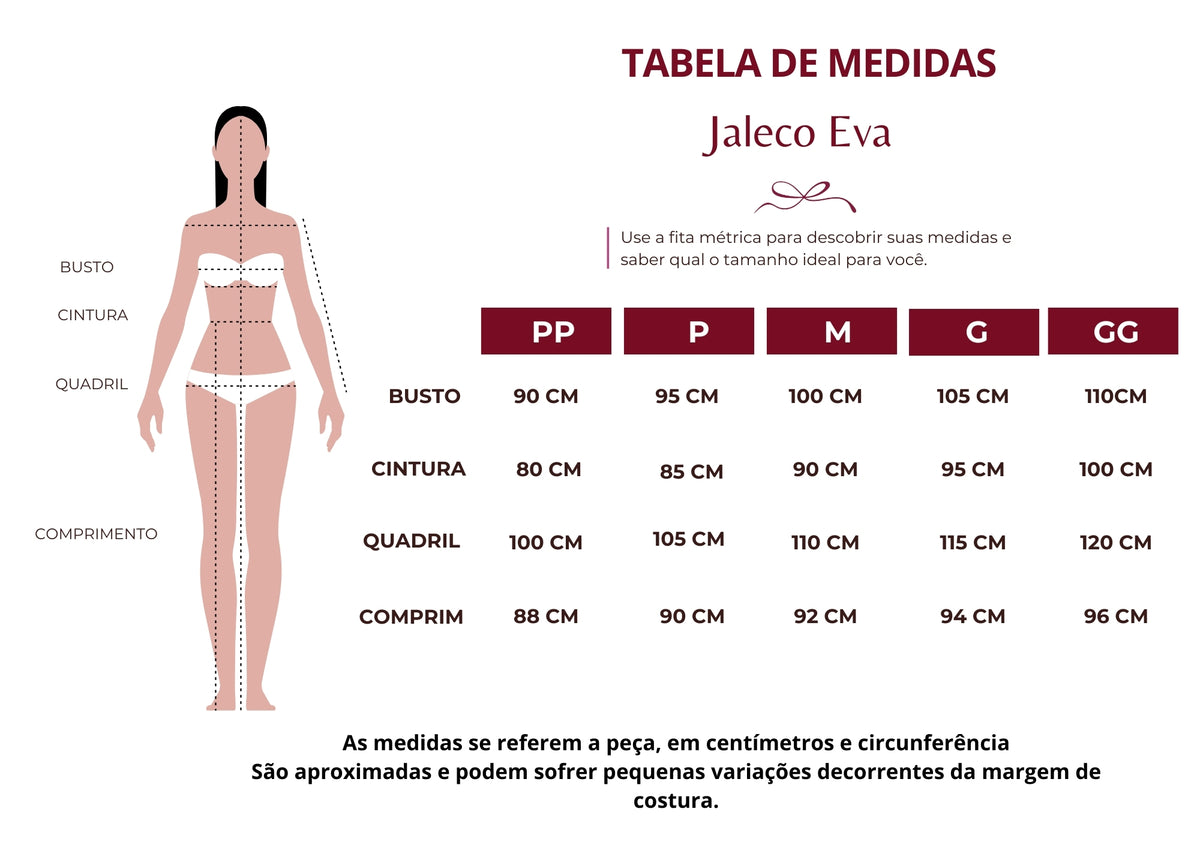 Tabela de Medidas
