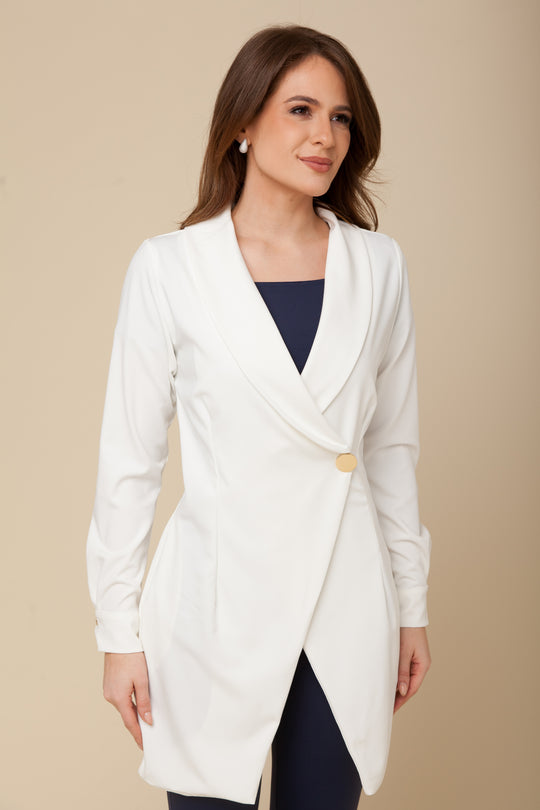 Jaleco Feminino Off White Camille