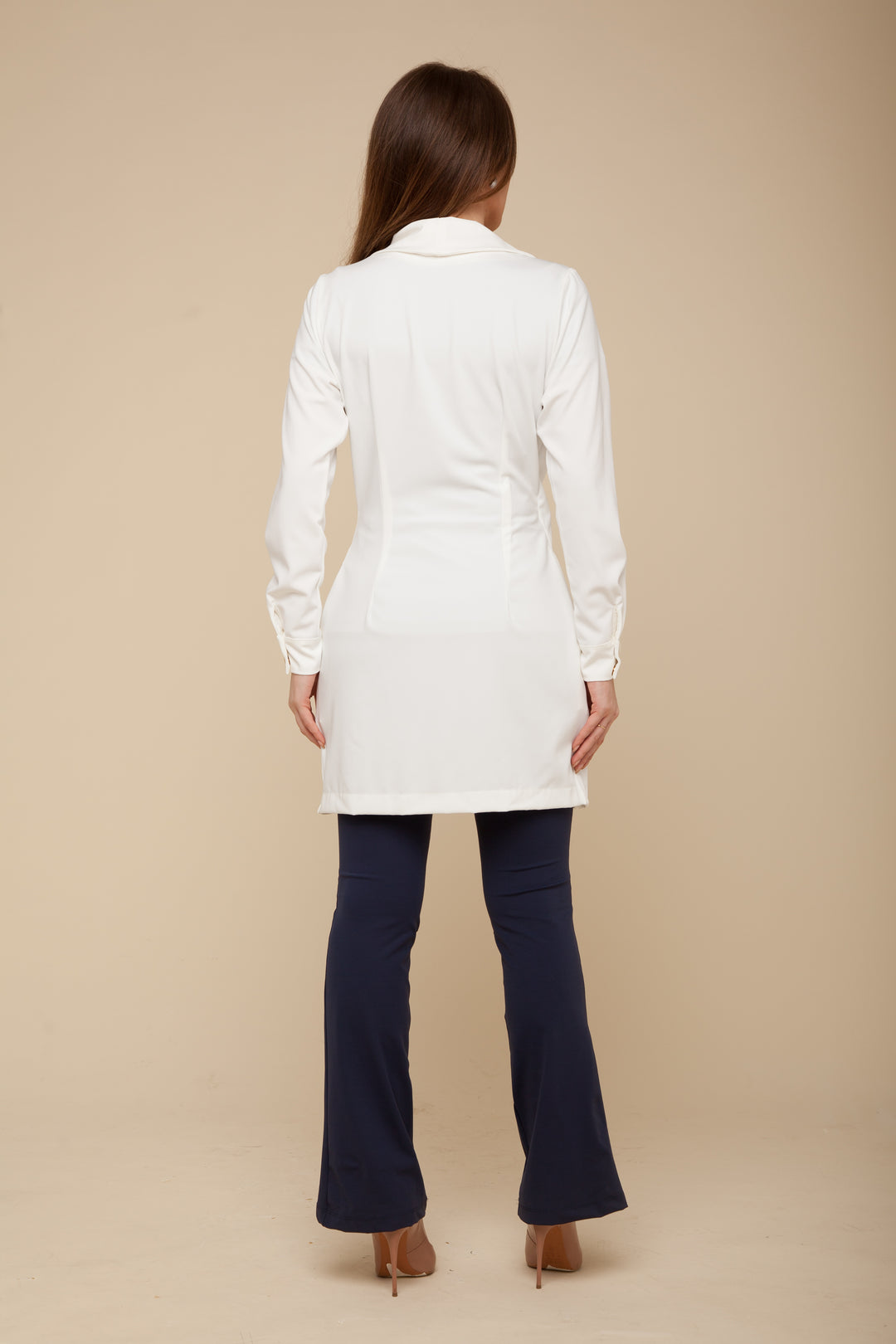 Jaleco Feminino Off White Camille