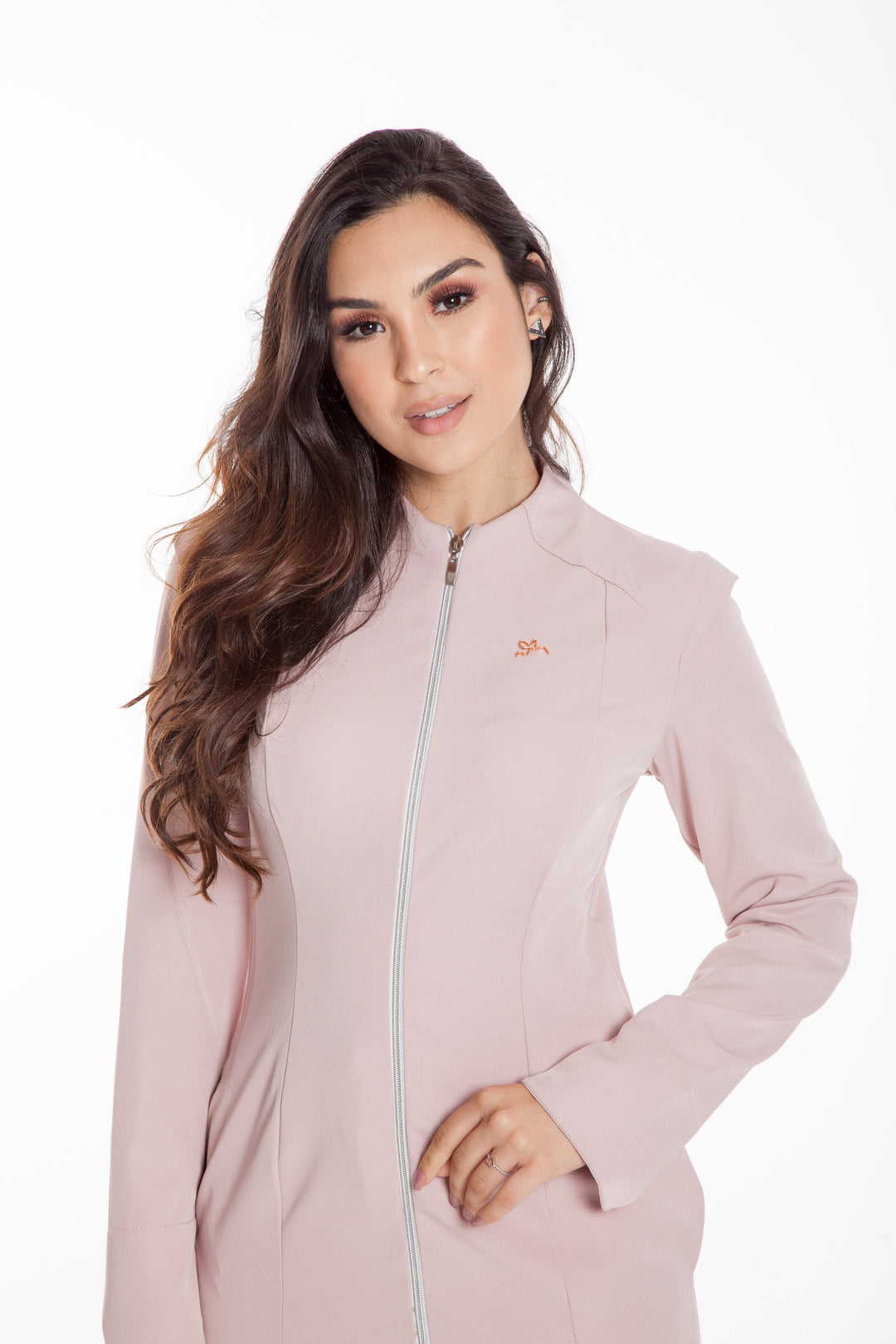 Jaleco Feminino Manga Longa Nude Brigitte