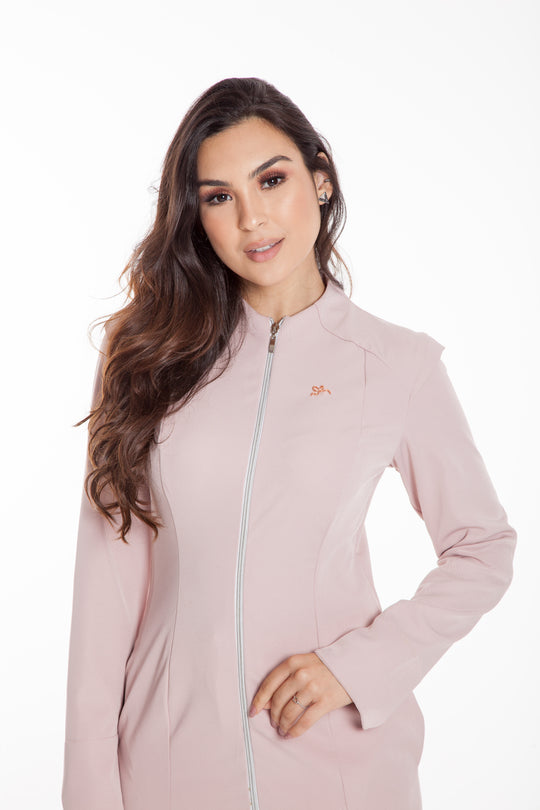 Jaleco Feminino Manga Longa Nude Brigitte