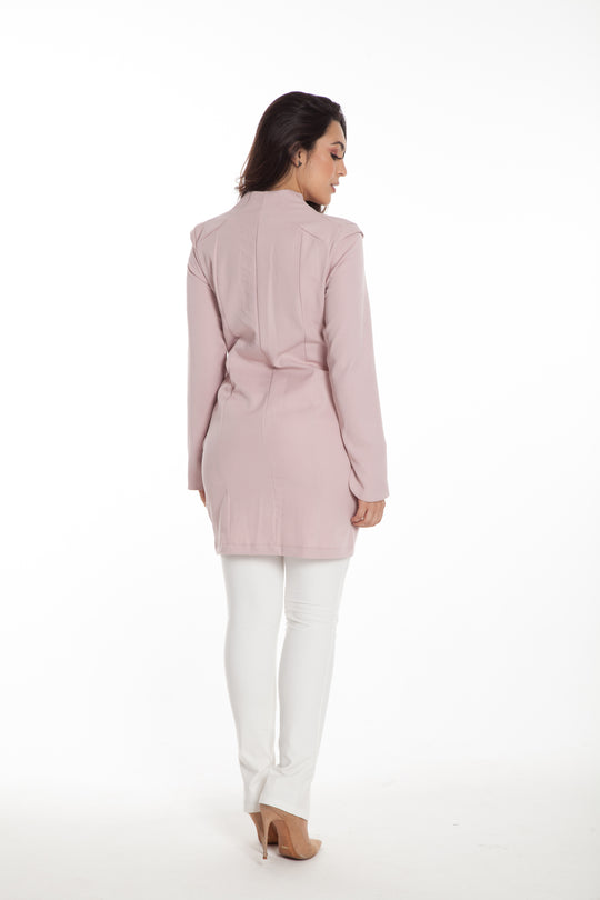 Jaleco Feminino Manga Longa Nude Brigitte