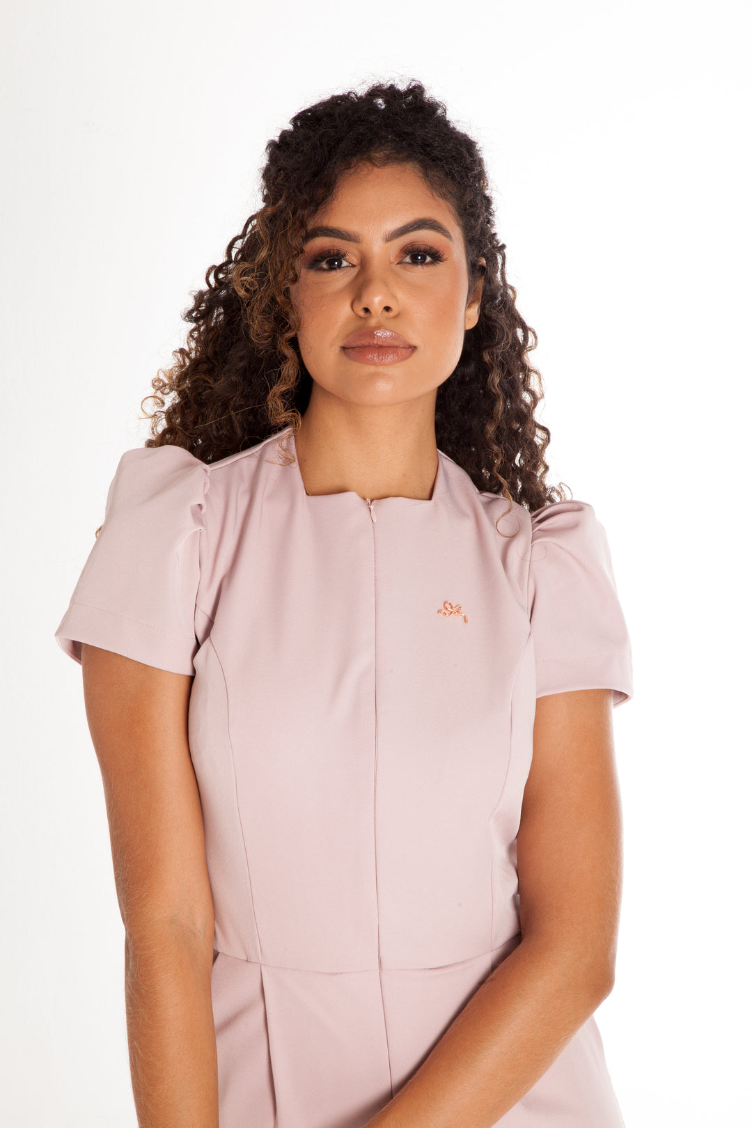 Macacão Feminino Cirúrgico Nude Lille