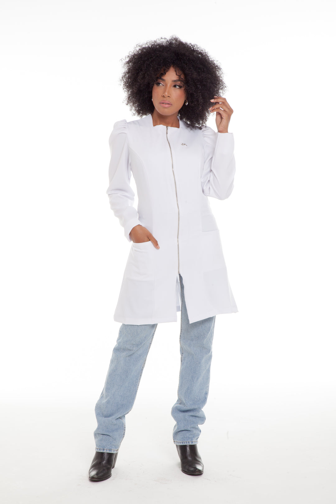 Jaleco Feminino Manga Longa Lille Old