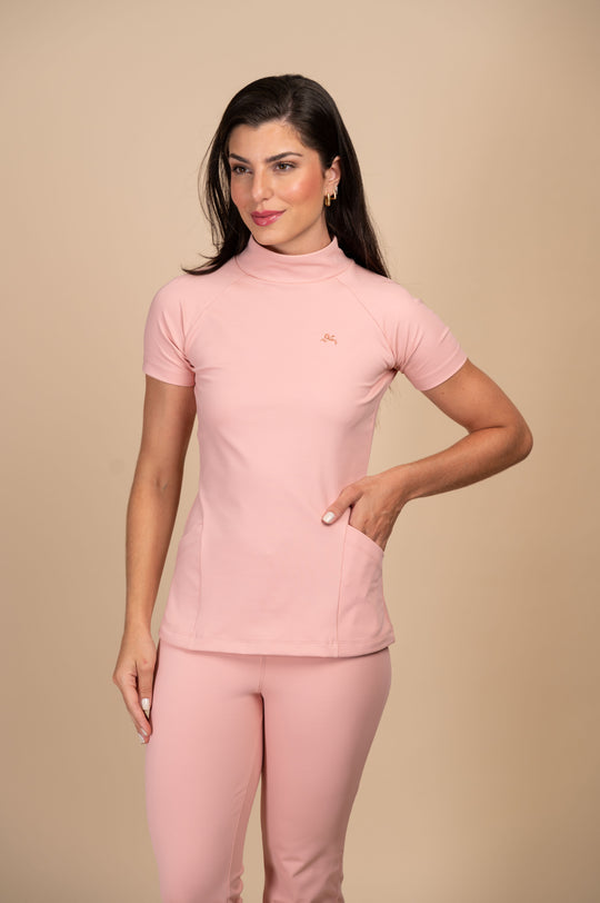 Pijama Cirúrgico Feminino Rosé Maya