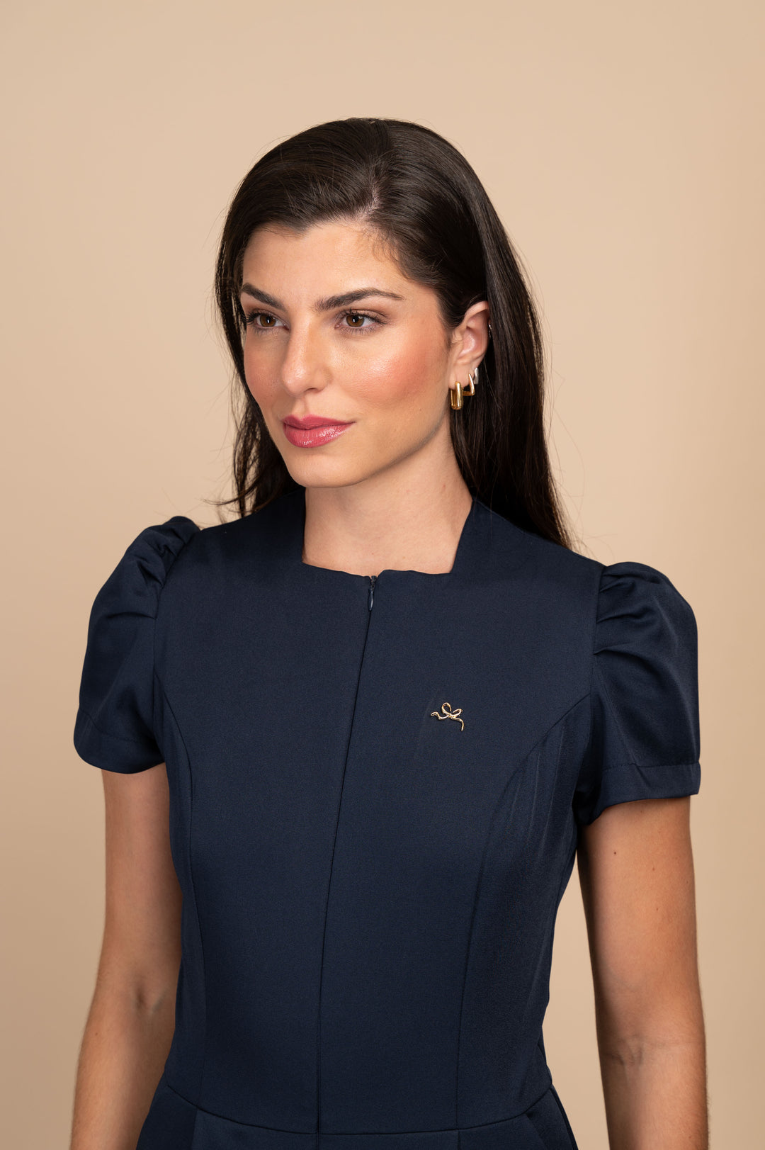 Macacão Feminino Cirúrgico Azul Marinho Lille