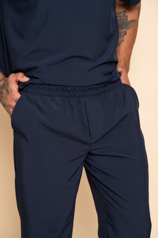 Pijama Cirúrgico Masculino Azul Marinho Nantes