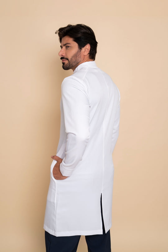 Jaleco Masculino Branco Fabrice