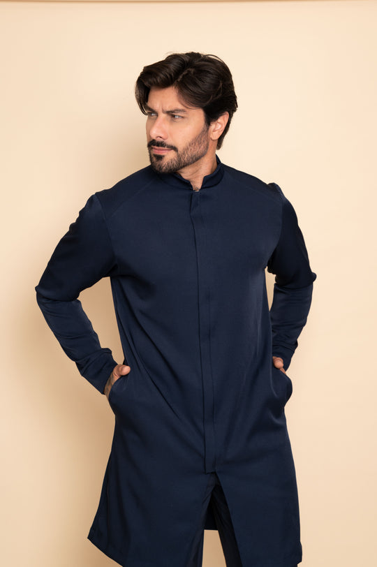 Jaleco Masculino Azul Marinho Fabrice