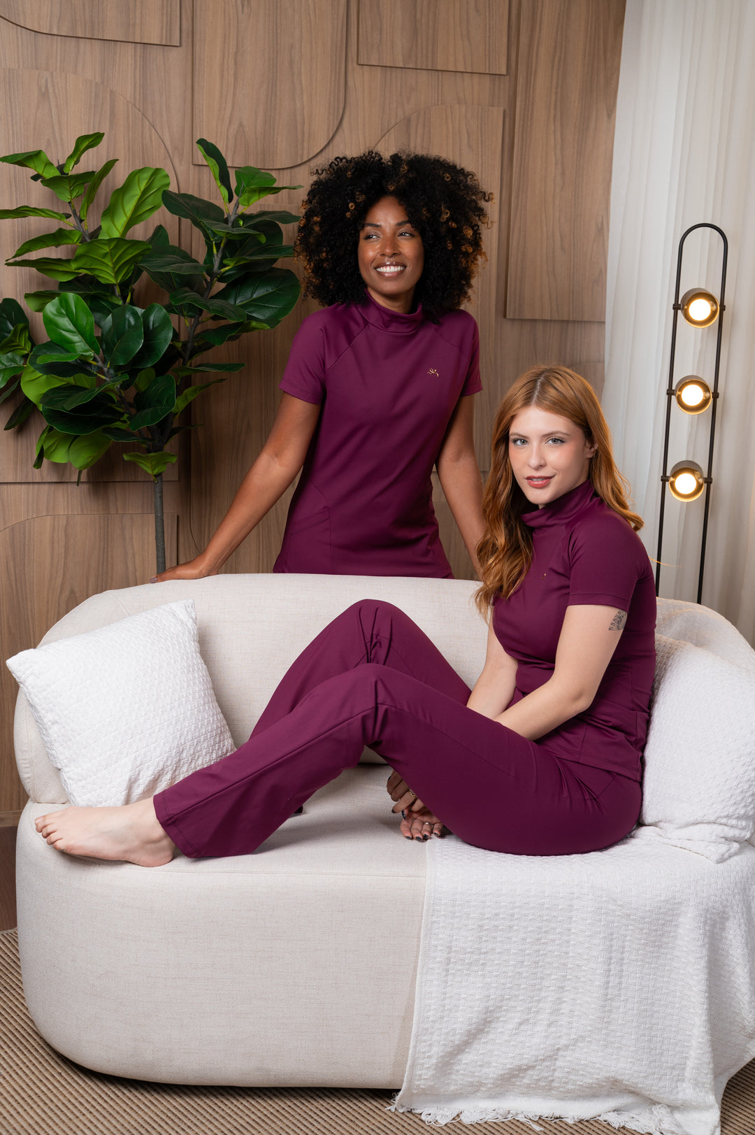 Pijama Cirúrgico Feminino Uva Maya