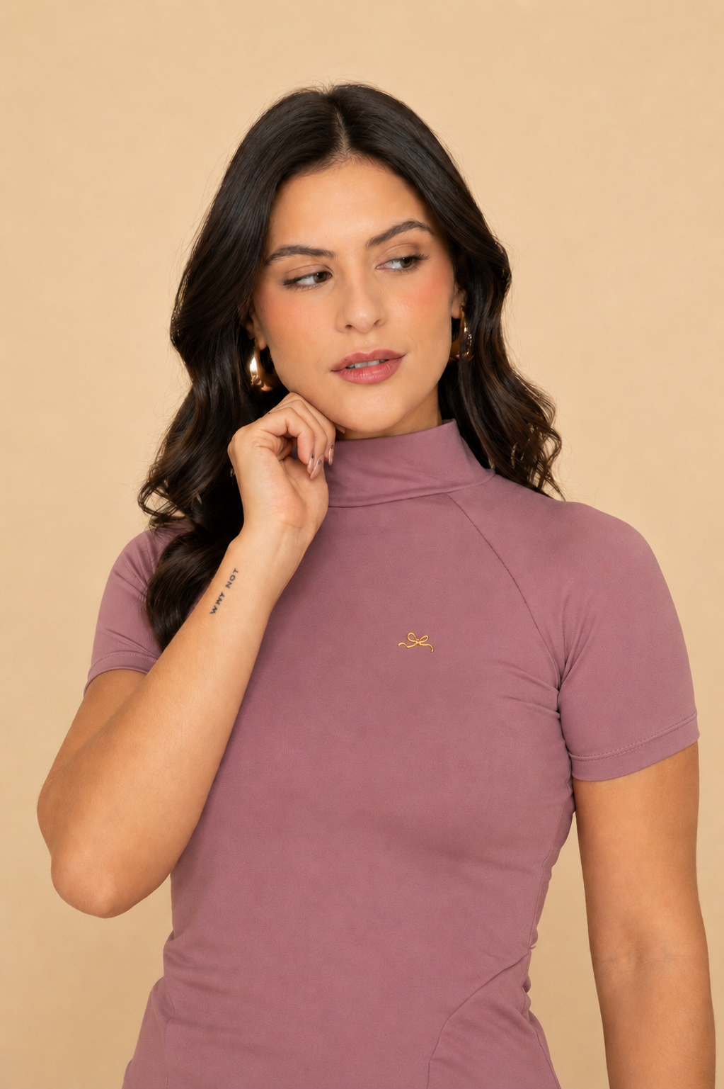 Scrub Feminino Nude Maya | Pijama Cirúrgico Premium