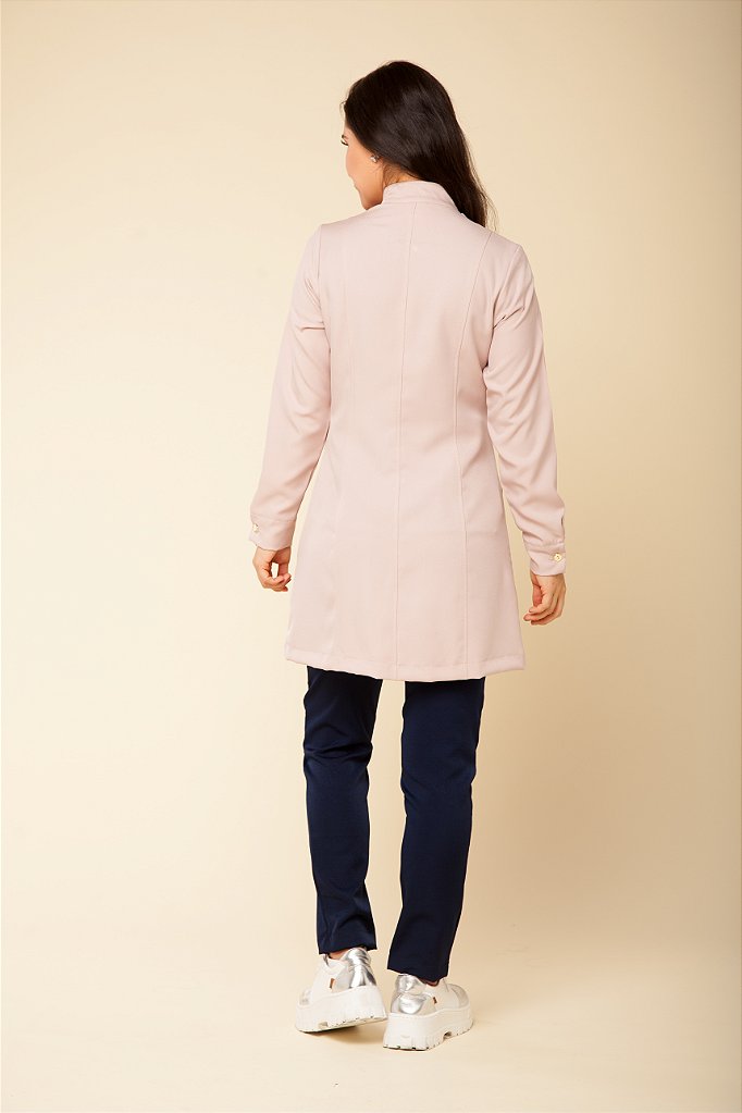 Jaleco Feminino Manga Longa Nude Marselha