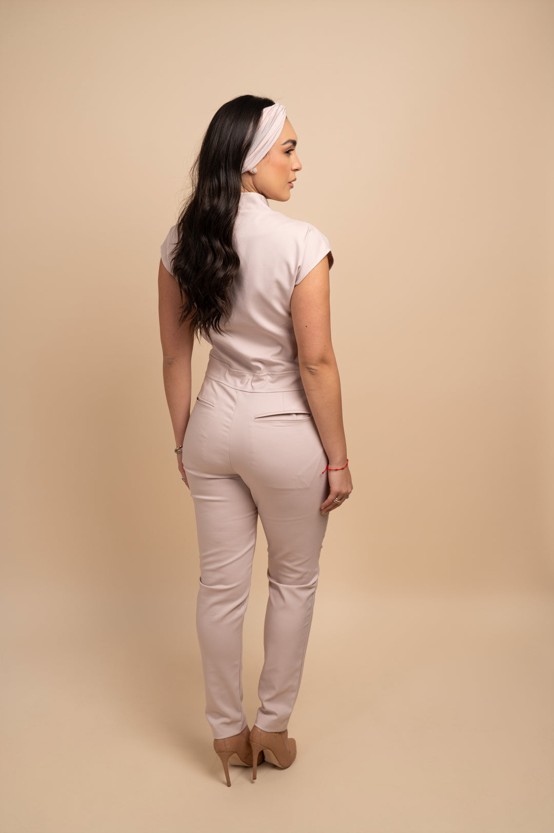 Macacão Feminino Cirúrgico Nude Alexia