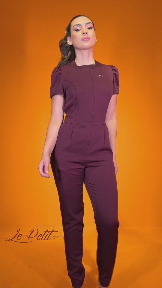 Macacão Feminino Cirúrgico Uva Lille